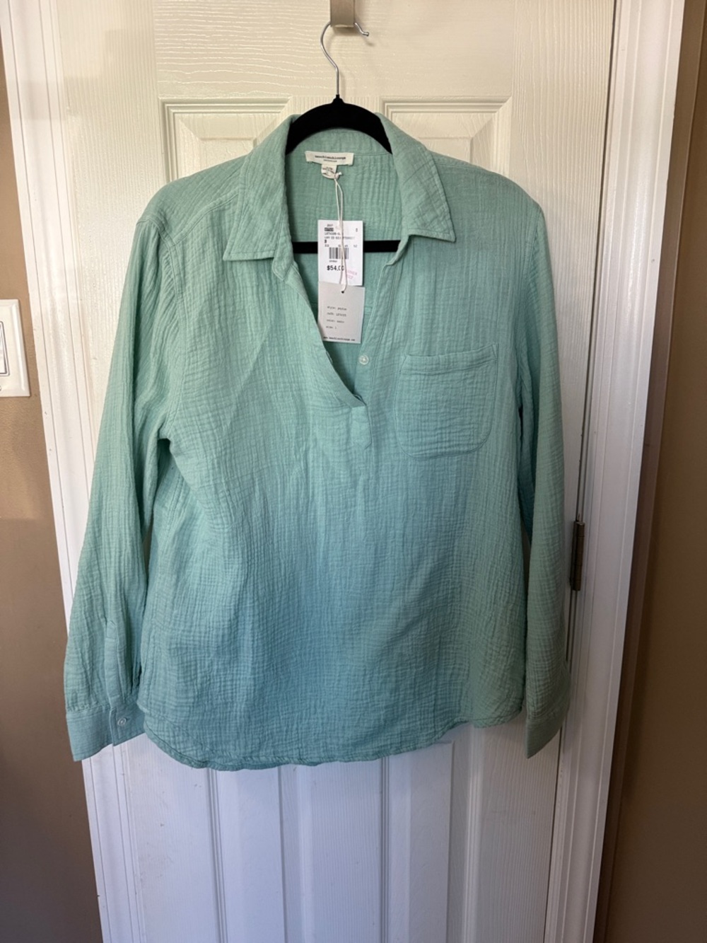 beachlunchlounge Mint Green Textured Pullover Tunic